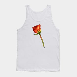 Red Rose Tank Top